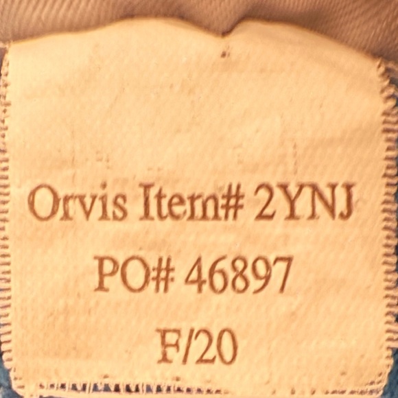 Orvis Men’s Quarter-Zip Pullover Blue Performance Sweater Size M - Picture 11 of 13